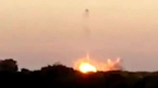 Lanzaron un cohete en Punta Indio y falló en seis segundos
