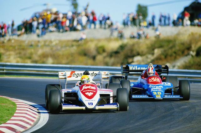 La 11ª carrera de Ayrton Senna, en Holanda 1984, con el Toleman a los 24 años.