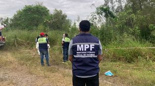 El lugar donde encontraron ahorcado al autor de las puñaladas letales contra su cuñada.