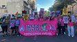 La marcha en Paraná de este lunes. La marcha en Paraná de este lunes.