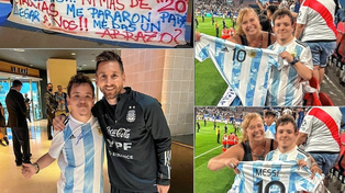 Video: el pedido de un hincha de Unión a Leo Messi