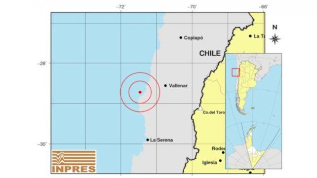 Un terremoto de magnitud 5.8 sacudió Chile y se sintió en Argentina