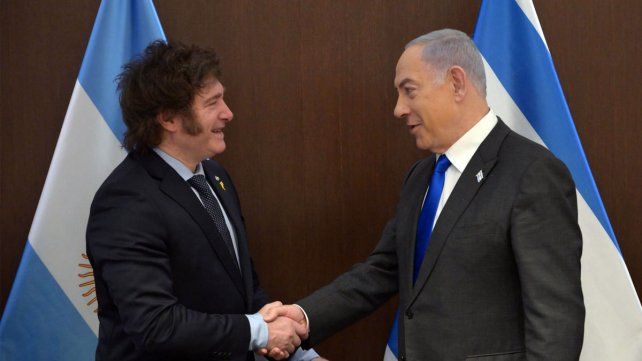 Milei y Netanyahu en una encuentro el año pasado.