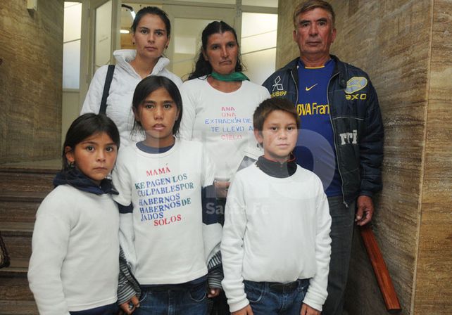 La familia de Ana María Acevedo./ Manuel Testi.