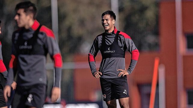 El plantel de Independiente entrenó este domingo antes de jugar con Bahía