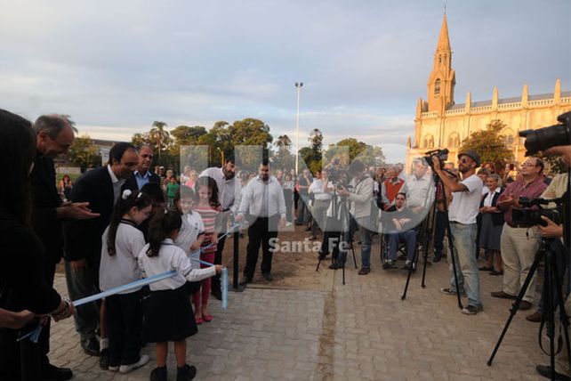 La plaza Trucco fue renovada a días de la Fiesta de Guadalupe