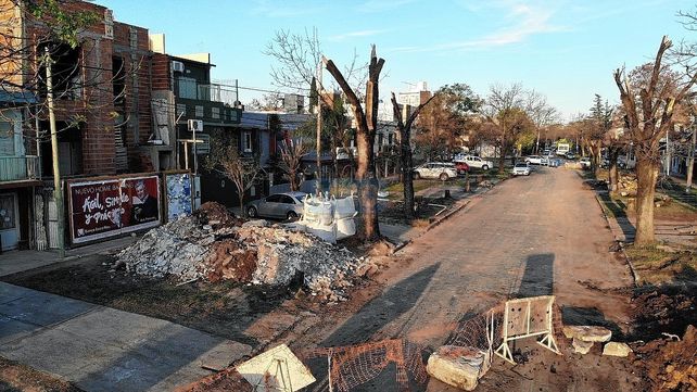 Paraná: el ensanche de calle Racedo tiene un 50% de avance