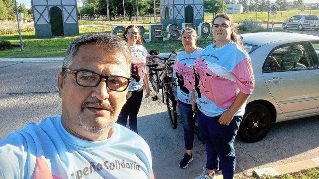 Claudio Torres y su familia cultivan la solidaridad