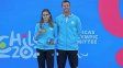 Sofía Casse, campeona parapanamericana junto a su guía Juan Marchesini. Sofía Casse, campeona parapanamericana junto a su guía Juan Marchesini.