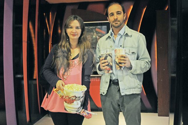 Luna e Ignacio aseguraron ser fanas del cine
