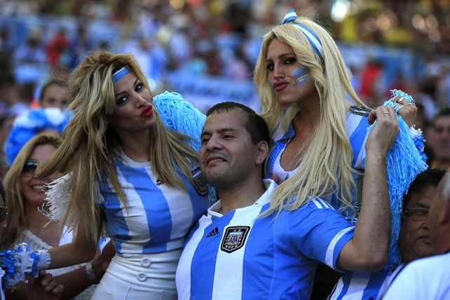 Famosos se hicieron notar en las tribunas del Maracaná