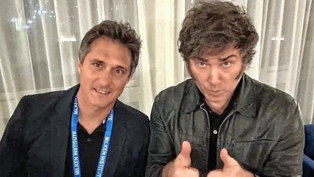 Milei se reunió con Guillermo Barros Schelotto en Estados Unidos