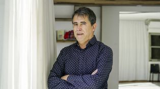 Cristian Cabruja: “Construimos un personaje muy malo. que estafa a una familia con un Fitito, en Funes”.