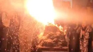 Simularon un volcán para una feria de ciencias y explotó: una nena está internada.