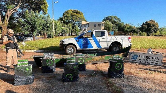 El patrullaje en la zona de La Bianca logró evitar un cargamento de cigarrillos hacia Uruguay.