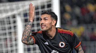 Leandro Paredes marcó un gol en la goleada de Roma a Frosinone.