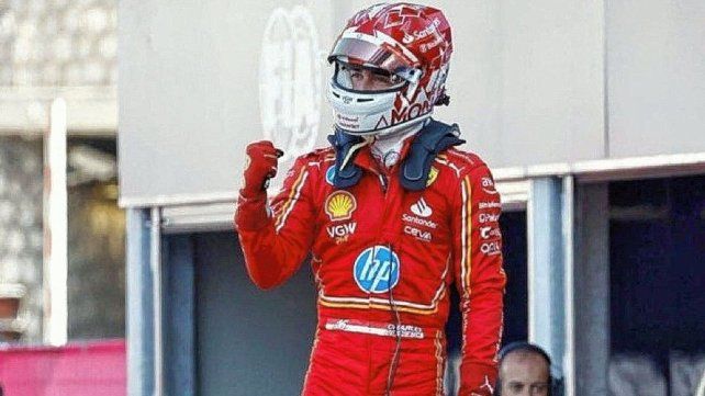 Charles Leclerc marcó el mejor tiempo y este domingo partirá primero en el GP de Fórmula 1 de Mónaco.