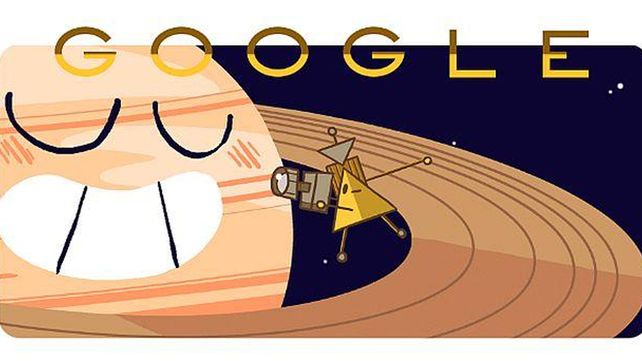 La llegada de la sonda Cassini a Saturno es celebrada con doodle