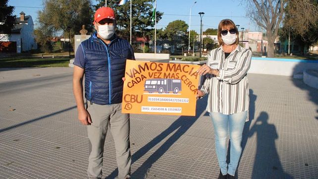 Bomberos de Maciá organizaron campaña para comprar autobomba