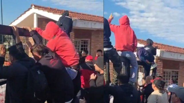 Tensión en Colón: los incidentes entre hinchas y la policía en el predio dejó tres detenidos