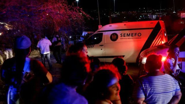 Derrumbe de un escenario en México