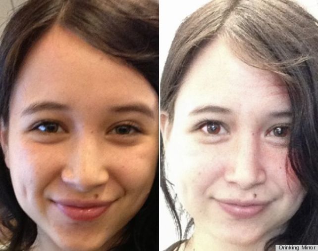 Lo que el alcohol le hace a nuestros rostros