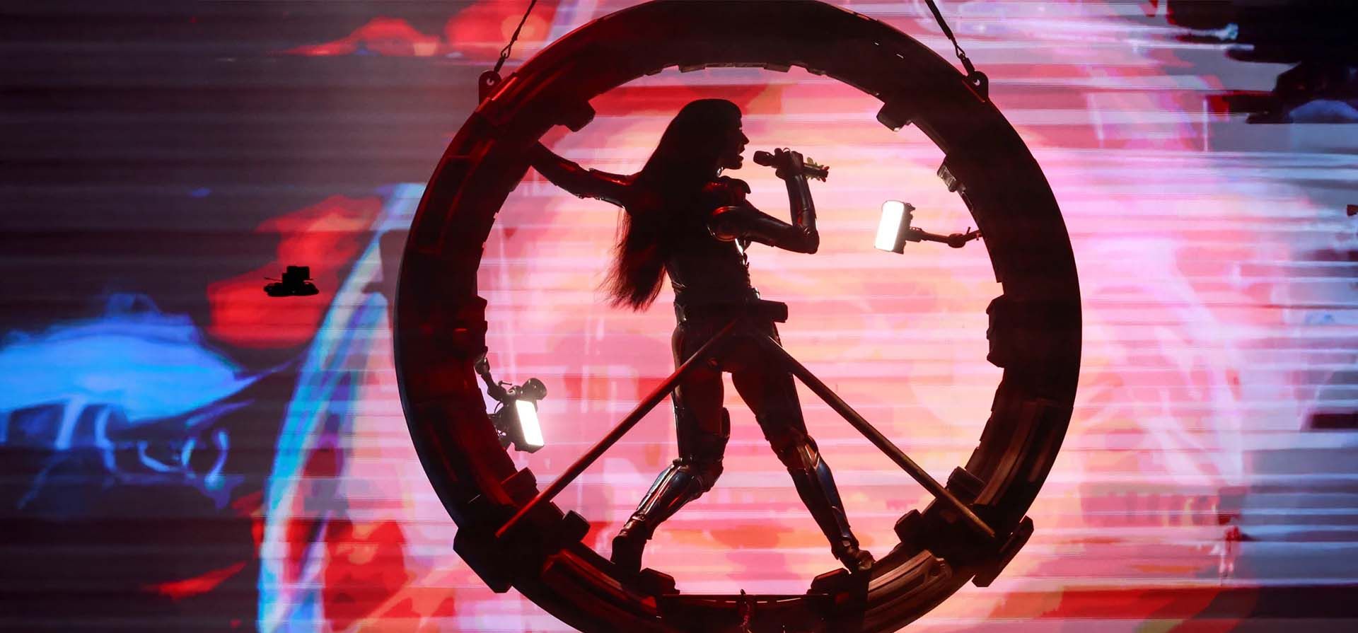 Katy Perry actúa en el escenario durante un festival de música, São Paulo, Brasil. Fotografía: Sebastião Moreira/EPA Katy Perry actúa en el escenario durante un festival de música, São Paulo, Brasil. Fotografía: Sebastião Moreira/EPA