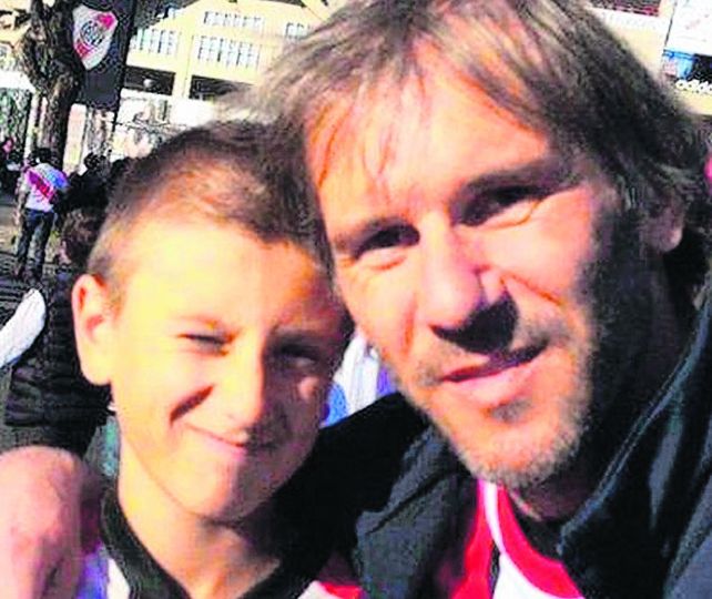 pavoroso. Marcos Milinkovic y su hijo Luka