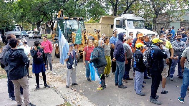 Enfrentamientos entre vecinos y obreros en el inicio de la obra de ensanche de Racedo