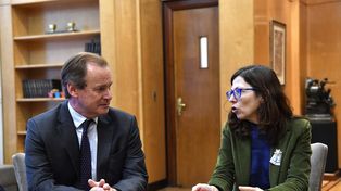 La ministra de Economía, Silvina Batakis, recibió al gobernador Gustavo Bordet.