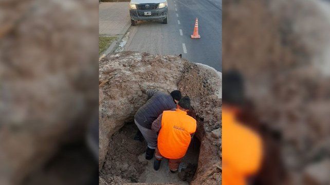 Por obras, restringen el tránsito en un tramo de avenida Almafuerte
