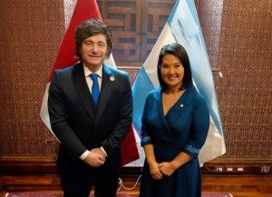 Perú: Javier Milei se reunió con Keiko Fujimori en la previa de la asunción presidencial