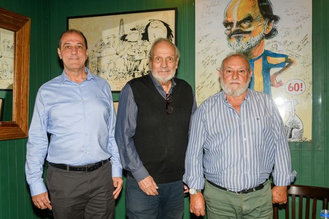 Edmundo Diaz de Lezana, Carlos Bartolomé y Horacio Banchero