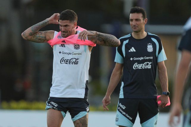 Rodrigo De Paul iría de arranque en el amistoso de la selección argentina ante Honduras.