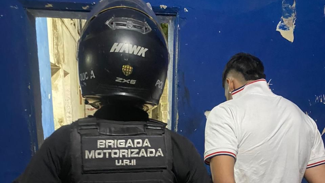 El motociclista que evadió un control de tránsito en La Florida fue detenido en Granadero Baigorria.&nbsp;