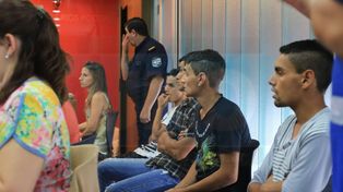 Acusados del crimen en Bajada Grande de Paraná.&nbsp;