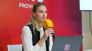 Virginia Coudannes la nueva vocera del gobierno de Pullaro.