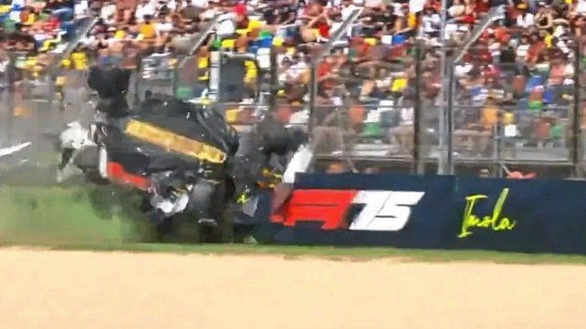 VIDEO: mirá el impactante accidente de Yuki Tsunoda VIDEO: mirá el impactante accidente de Yuki Tsunoda