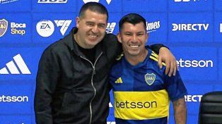 Gary Medel fue presentado como refuerzo de Boca.