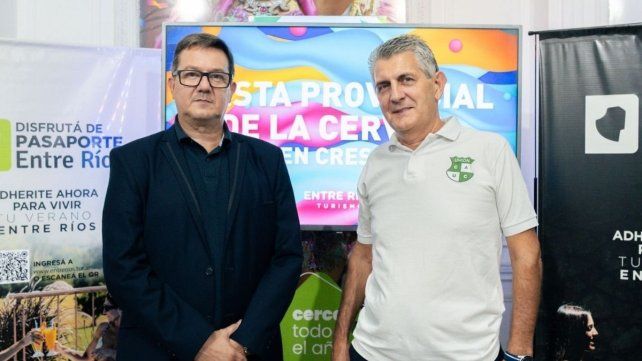 Crespo presentó la 52ª Fiesta Provincial de la Cerveza