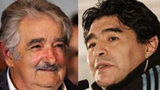 Pepe Mujica quiere a Maradona para una campa&ntilde;a contra las drogas en Uruguay
