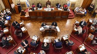En la Última Sesión de la gestión anterior se trató el proyecto presentado por Germán Giacomino. Foto: Cámara de Senadores de la Provincia de Santa Fe.&nbsp;