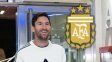 messi se sumo a la seleccion argentina: ya estamos en casa