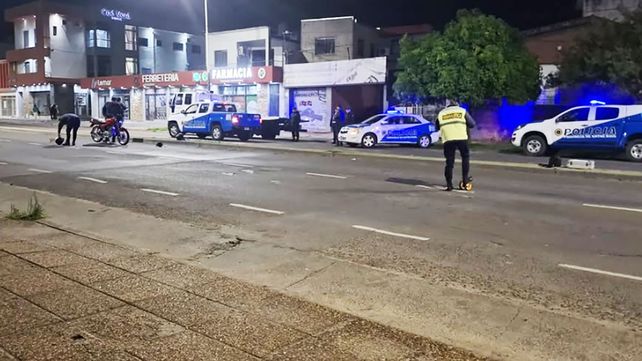 Un motociclista intentó evadir un control en plaza de Mujeres Entrerrianas