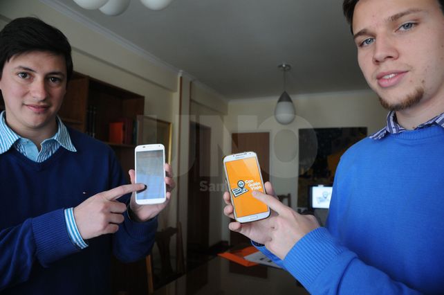 Pablo Sosa y Federico Mione empezaron a trabajar hace poco más de un año en adaptar una aplicación que ya estaba funcionando en Europa y en Estados Unidos para traerla al mercado local.