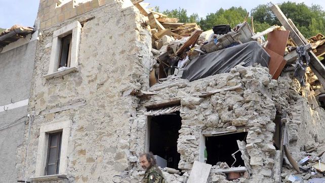 Las estremecedoras imágenes del sismo que sacudió a Italia