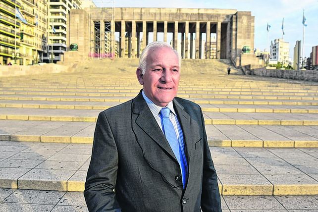 en casa. Manuel Belgrano recorrió el Patio Cívico y evocó la figura de su heroico familiar.