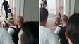 ¡que bien te queda el rubio barbieri!, grito jey mammon que viajo en el mismo avion que messi
