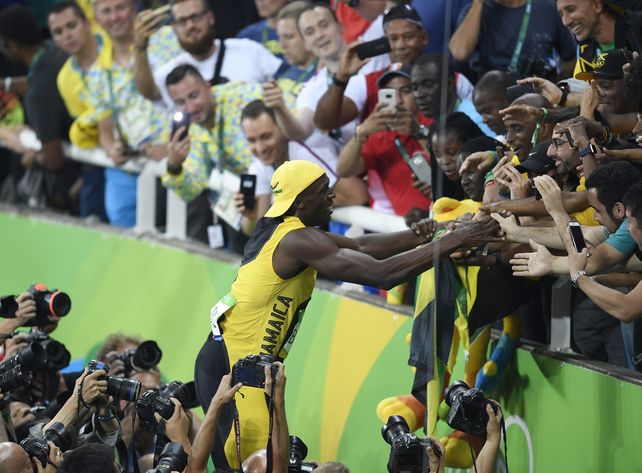 O Rei Usain Bolt, las fotos del jamaiquino que se quedó con el oro en los 100 metros llanos
