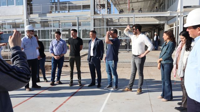 Las obras del nuevo edificio de la Escuela Agrotécnica de Rufino están en su etapa final